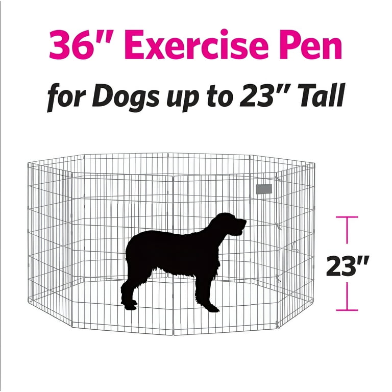 MidWest Home for Pets Metal Exercise Pet Dog Playpen With Door,