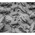 thumbnail image 5 of oneOone Cotton Jersey Gray Fabric Florals Fabric For Sewing Printed Craft Fabric By The Yard 58 Inch Wide, 5 of 6