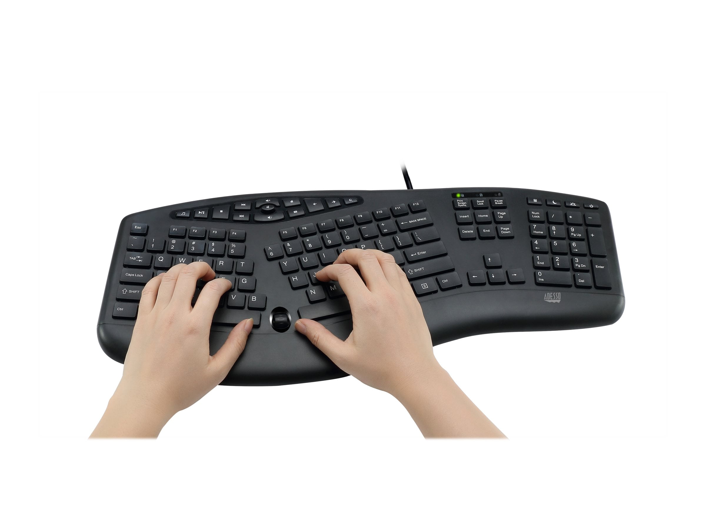 Adesso French Canadian Ergonomic Desktop Keyboard