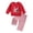 Baby_set110-Red, variant on sdbrld 4T Toddler Boys All Season Embroidery Sweatshirt Top Jogger Pants 2PCS Soft Winter Matching Outfit Set,Sizes 2-3 Years