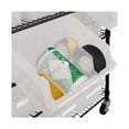 thumbnail image 5 of Seville Classics Extra-Wide 7-Tier NSF 21-Bin Rack, 48" W x 14.25" D x 56" H, Semi-Translucent Frosted White, 5 of 5