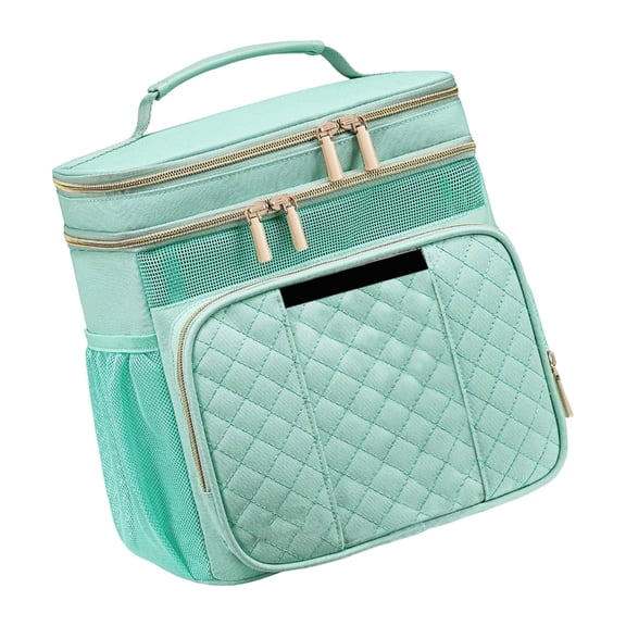 7829 Large Capacity Waterproof Hanging Toiletry Bag with Reinforced Metal Hook Multiple Pockets for Bathroom Travel Storage