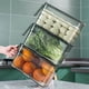 thumbnail image 5 of Caja de Almacenamiento para Refrigerador, Cronometraje, Caja Organizadora de Alimentos Frescos con Asa, Material Transparente, Color de Foto, 5 of 5