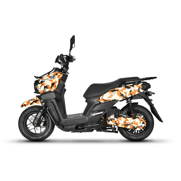 EMMO NOK Ebike - Electric Scooter - 110 km Long Range - Removable 84V50Ah Li Battery - QS Motor - Camo
