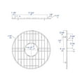 thumbnail image 5 of ALFI ABGR18R Grille Ronde en Acier Inoxydable pour ABF1818R, 5 of 5