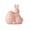Pink, variant on Easter Ceramic Bunny Egg Sitting Ornament – Whimsical Decorative Figurine for Home Office Desktop & Centerpieces, Perfect as Gift for Festive Celebrations