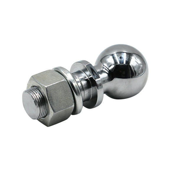 IFANLANDOR 1Pcs Round Metal Tow Ball 4.2*2in for Towing Trailers and Caravans Trailer Coupler Parts