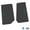 Black w/ Blue Insert, variant on Flextread Floor Mats for 14-18 Jeep Wrangler JK 2-Door - Mopar Licensed Factory Fit - Rugged Woods Camouflage w/ Pink Sahara Insert - 100% Made in USA