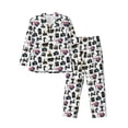 thumbnail image 1 of Fotbe Cool Camera Pijama de Hombre con Estampado de Manga Larga, Conjunto de 2 Piezas, Ropa de Dormir Suave y Cómoda con Bolsillos-Medium, 1 of 7