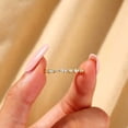 thumbnail image 5 of SFTING Wedding Bands for Women 925 Sterling Silver Marquise Round Cut Half Eternity Ring Stackable Band Yellow Anniversary Jewelry Gift Size 10, 5 of 7