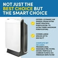 thumbnail image 2 of Veva Carbon Hepa Filter Portable Air Purifier, White, 2 of 7