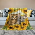 thumbnail image 2 of Nawypu Cat Blanket Cute Animals Throw Blankets Flannel Soft Pet Pattern Merch Gifts Home Decor for Girls Boys Adult, 2 of 6