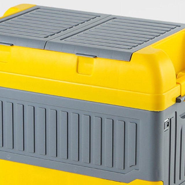 Caja organizadora para el maletero del coche, caja de almacenamiento para el maletero del coche, caja de almacenamiento de plástico para el maletero del coche, características mejoradas
