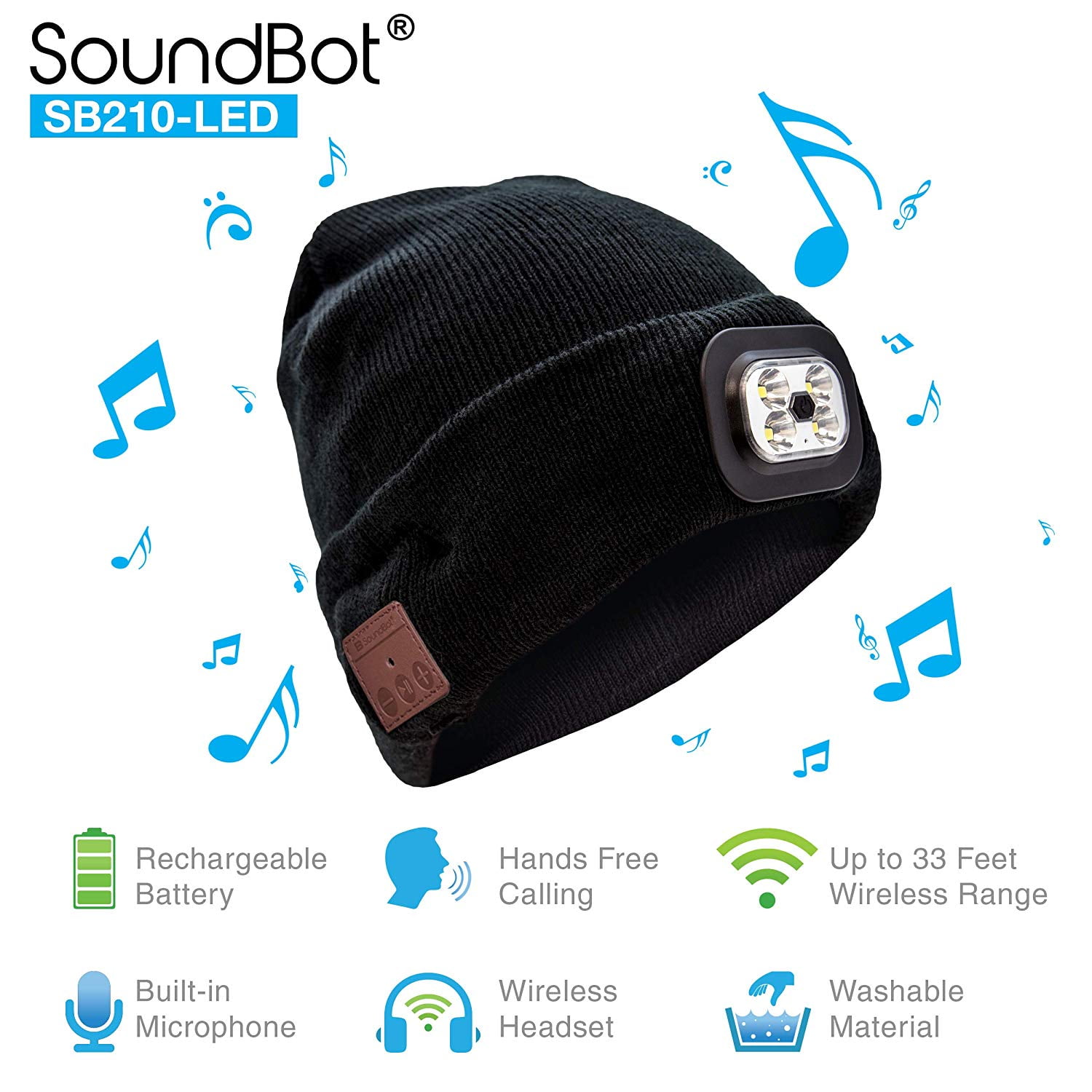 soundbot wireless smart beanie