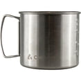 thumbnail image 1 of Coghlan’s 600 mL Stainless Steel Camp Mug — Lightweight Folding Handle Cup with Measurement Markings, 1 of 6