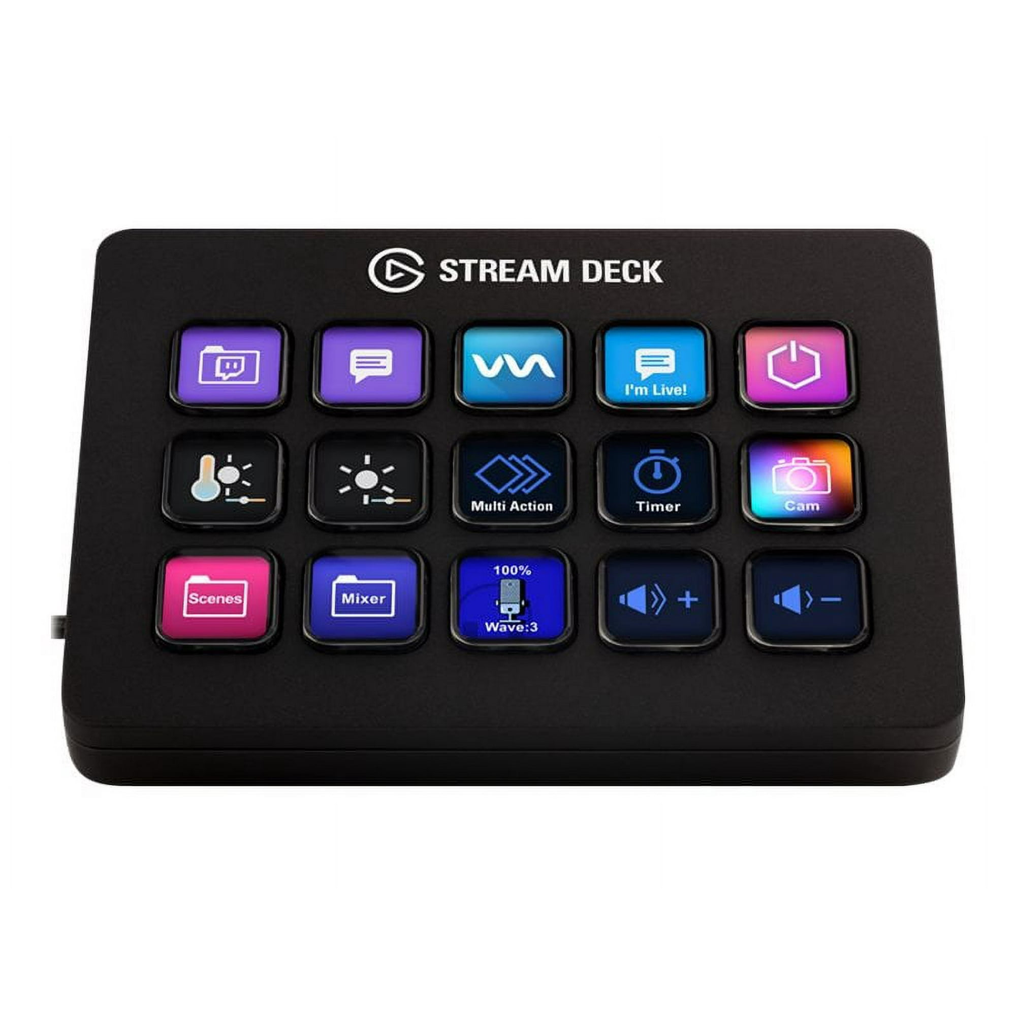 Corsair - Elgato 10GBA9901 15 Customizable LCD Keys Tactile