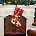thumbnail image 1 of Fiudx Ofertas relámpago del día Adornos navideños Calcetines de Papá Noel Adornos para el árbol de Navidad Calcetines navideños Bolsas de regalo Bolsas de regalo navideñas, 1 of 6