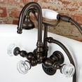 thumbnail image 3 of Wall-Mount Clawfoot Tub Faucet, Oil Rubbed Bronze, Tub Wall Mount AE7T5WCL, 3 of 4