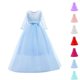 thumbnail image 3 of Odeerbi 3-15 Años Niñas Tul Tutu Vestido Largo Princesa Manga Larga Flor Niña Vestido Lazo Fiesta de Cumpleaños Vestido de Noche Vestidos, 3 of 3
