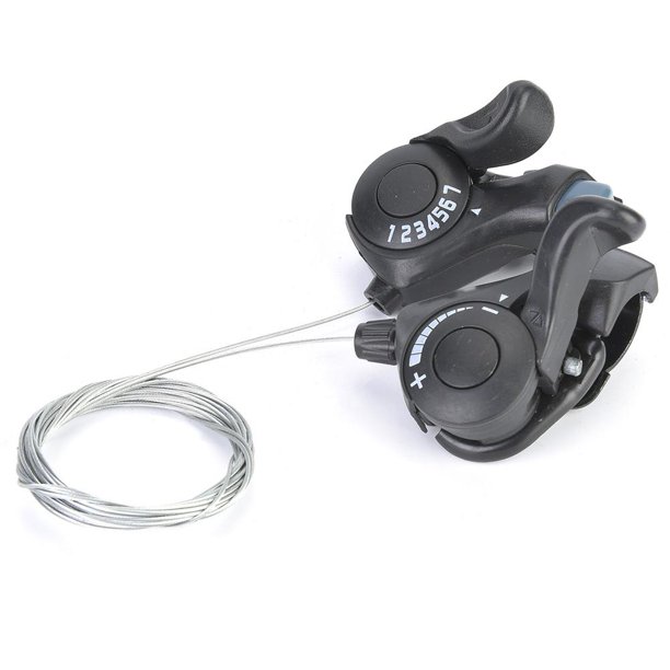 Tebru One Pair Outdoor Mountain Bicycle TX30 Thumb Gear Shifters 3X7