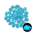 thumbnail image 1 of 100PCS Glow Stones Pebble Simulation Cobble Man Made Rock Fish Tank Pebbles Resin Gardening Decorations,2.2CM, 1 of 1