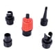 thumbnail image 3 of Toystoory Adaptador de bomba de aire Sup a prueba de polvo compresor de paleta resistente al desgaste adaptador de válvula de remo de goma Deportes acuáticos, 3 of 6
