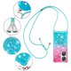thumbnail image 5 of Funda para Honor 90 5G Brillantina Líquida Divertida Reluciente y con Cristales en Movimiento Cuerpo Cruzado con Cordón Ajustable, 5 of 5