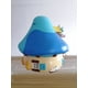 thumbnail image 3 of Alcancía con forma de casa de elfo azul y hongo, maceta de ahorro de Los Pitufos con vaso, adornos de escritorio para niños, regalos, 3 of 5