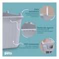 thumbnail image 3 of Arenero Para Gato Caja De Arena Mediano Con Pala Esquimal Pets Color Gris, 3 of 6