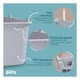 thumbnail image 3 of Arenero Para Gato Caja De Arena Mediano Con Pala Esquimal Pets Color Gris, 3 of 6