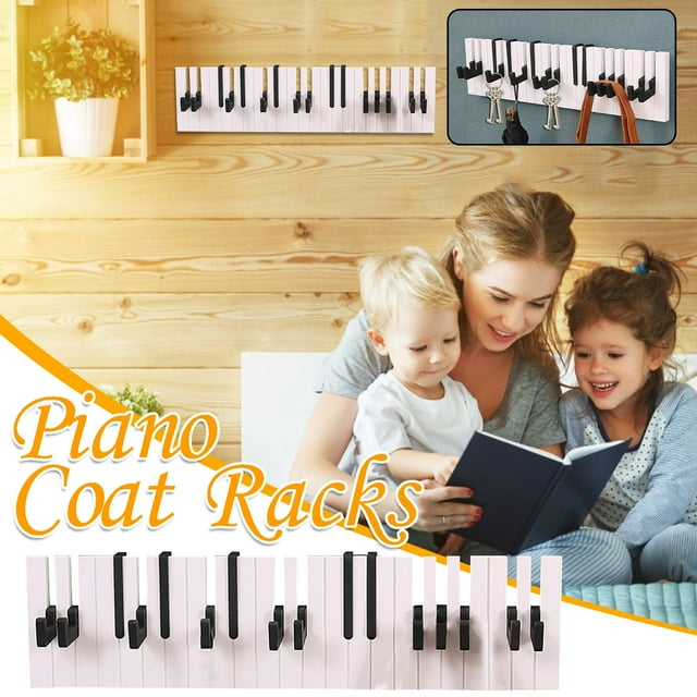 Perchero de Madera para Piano Xihbxyly Perchero de Montar en la Pared