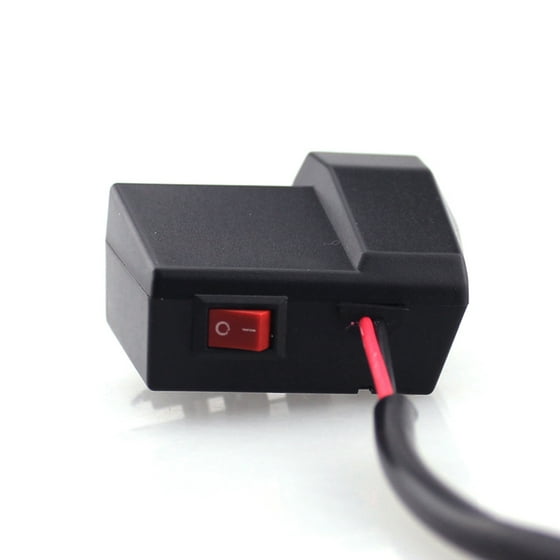 ... Motorcycle USB Charger with LED Digital Display Voltmeter Voltage Meter Switch Blue Walmart com
