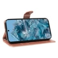 thumbnail image 3 of Allytech for Google Pixel 7 Pro Case with Cards Holder, Premium PU Leather Flip Cover Stand Hand Wrist Shockproof Butterfly Floral Embossed Wallet Case for Google Pixel 7 Pro - Rosegold, 3 of 8