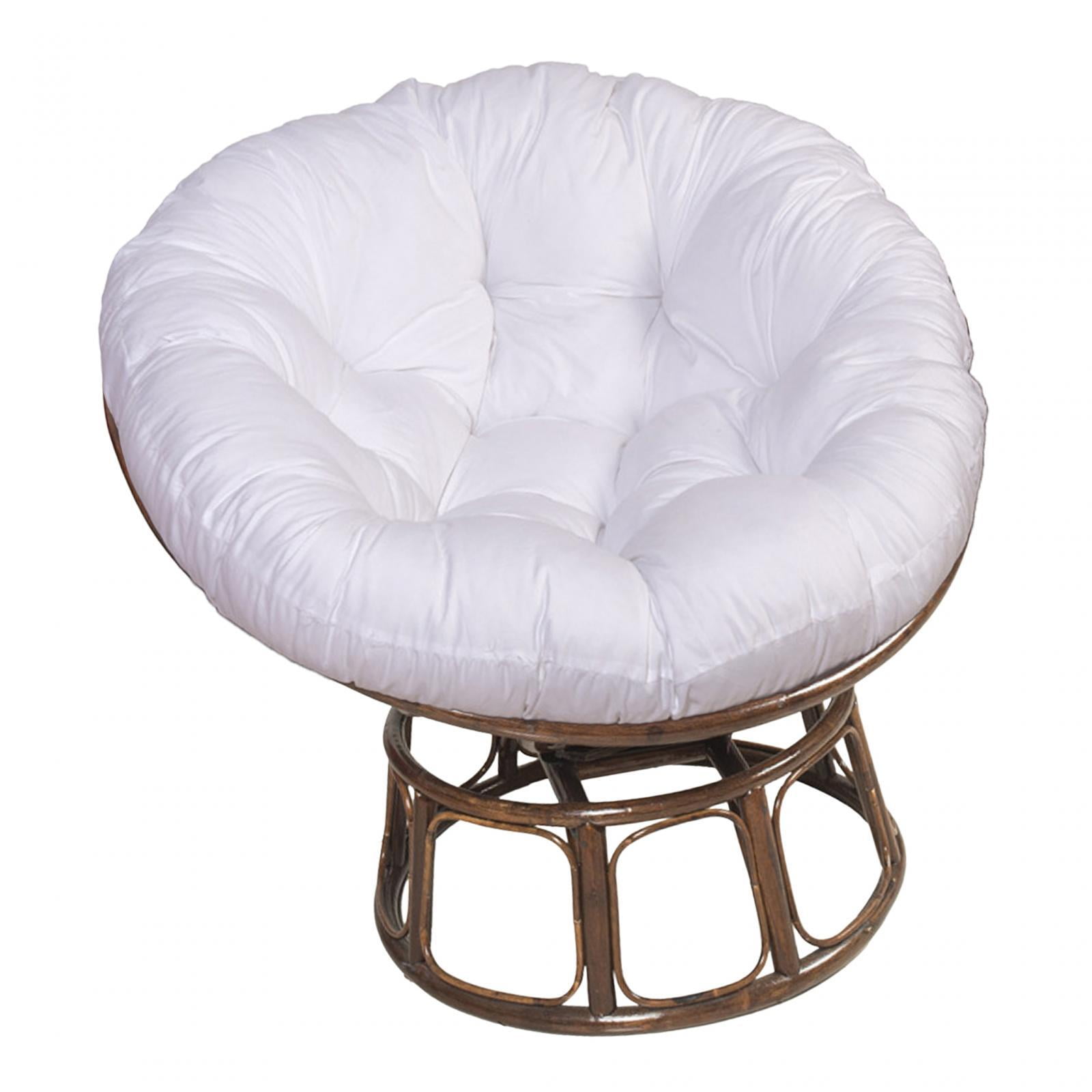 Hammock Chair Cushion Egg Swing Chair Cushion Thickened Porch Replacement Swings Chair Cushion for Indoor or Outdoor Swing Chairs Egg Chair White