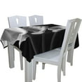 thumbnail image 2 of EREHome Nappe Noir et Blanc 60x120 Pouces, 2 of 4