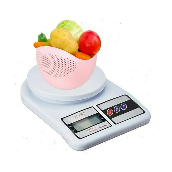 Báscula Digital de Cocina SF-400 Alta Precisión 10kg con Función TARA