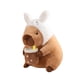 thumbnail image 3 of Peluche de carpincho de peluche, juguete decorativo para el hogar, para adolescentes, adultos y niños. Conejo 30cm, 3 of 9