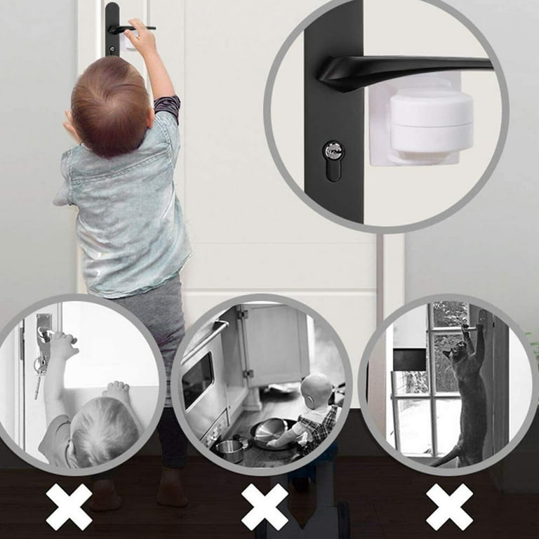 Children Safety Door Locks Lever Baby Handle Stable Anti Lock Kids Safe  Supplies Protection3028 From Cucu, $517.59