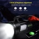 thumbnail image 3 of Linterna, linterna LED súper LED recargable, linterna de 1200 lúmenes, fuerza impermeable de zoom ajustable, adecuada para acampar, caminar, emergencias Zhivalor WLJ-4933, 3 of 5