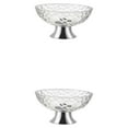 thumbnail image 3 of Billuyoard Dessert Serving Bowl Tray Snacks Fruit Bowl Basket for Breads Snacks Home Blanco 2Conjunto, 3 of 6