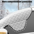 thumbnail image 4 of Car Windshield Snow Cover, Ice Frost Protection, All Weather Use, With Side Mirrors Protector, Windproof, Antitheft Design, Easy Installation, For Vehicles, SUVs, 4 of 6