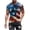 Blue-21, variant on Cavosen T Shirts for Men Graphic Short Sleeve Crew Neck Trendy Patriotic Tee Red White and Blue Shirt Summer Basic Tops