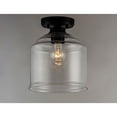 thumbnail image 3 of 12270CDBK-Maxim Lighting-Acadia-1 Light Semi-Flush Mount-8.75 Inches wide by 10.5 inches high-Black Finish, 3 of 5