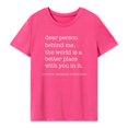 thumbnail image 2 of Camiseta para mujer, camiseta con cuello redondo, ropa sencilla, camiseta básica de moda para ir de compras, vacaciones, senderismo, mujer S, 2 of 10