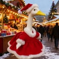 thumbnail image 5 of karymi Christmas Gooses Outfits Gooses Statue Christmas Costume Yard Gooses Clothes Hat Outfit for 23 Inch Statue Patio Garden Decoration Living Room Decor, 5 of 6