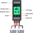 thumbnail image 2 of 24V battery voltage balancer for LCD display of batteries connected in parallel, Multi-module support, Rail-mounted installation compatible with solar, 2 of 5