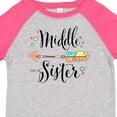 thumbnail image 4 of Inktastic Middle Sister- Dots and Arrow Girls Toddler T-Shirt, 4 of 5