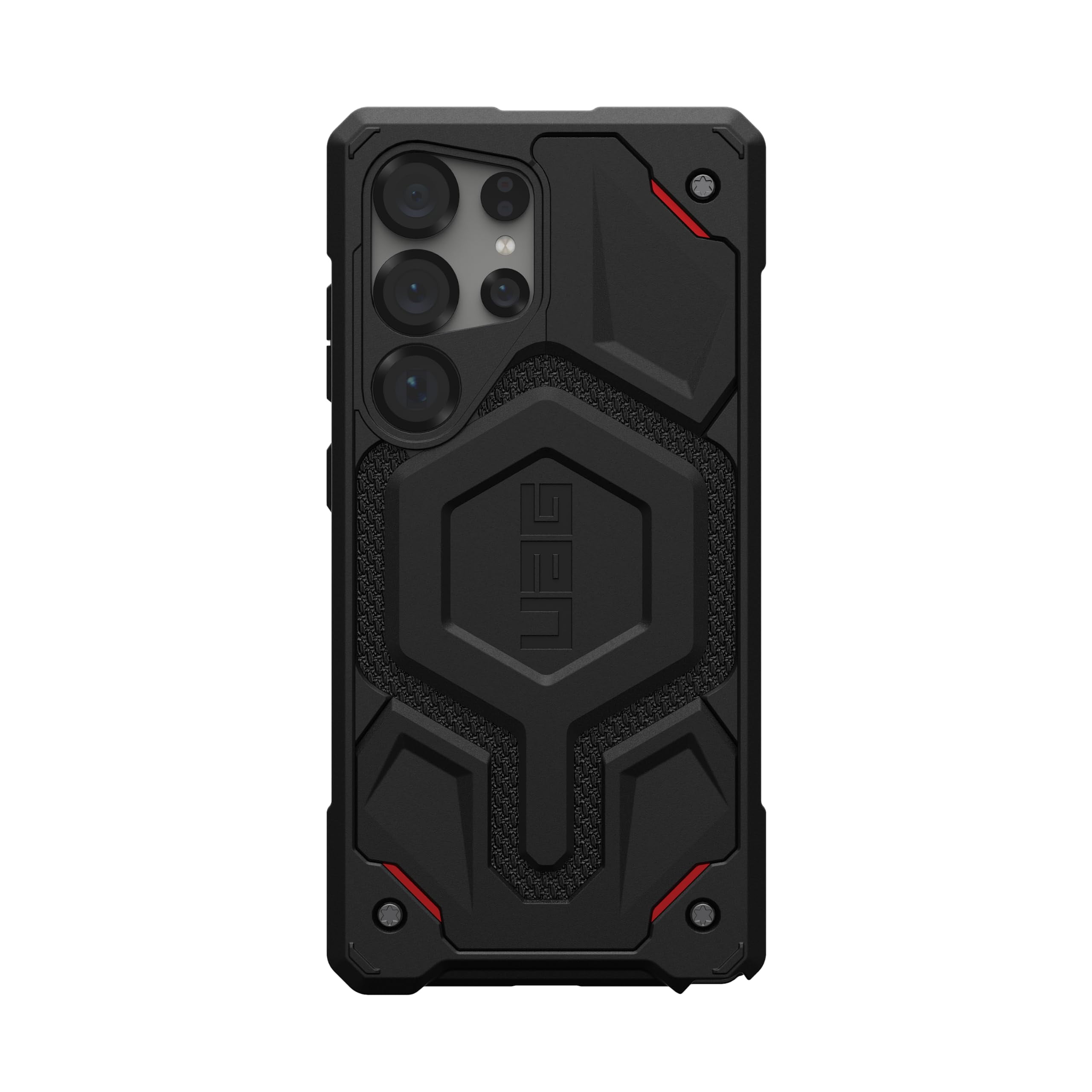 UAG Samsung Galaxy S25 Ultra Case 6.8" Monarch Pro - Compatible with Magnetic Charging Premium Rugged Military Drop Tested Protective Cover, Kevlar Black