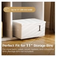 thumbnail image 4 of XPOPR 6 Wood Cube Storage Organizer with Open Back and Removable Back Panels, 11In White Cube Storage Bookshelf, Cubicle Shelf Bookcase for Home Office Bedroom Living Room, Vertical or Horizontal, 4 of 5