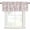 Thistle, variant on Pink Bunny Floral Easter Rod Pocket Curtain Valance, Elegant Pastoral Spring Floral Rabbits Farmhouse Window Valance for Living Room, Bedroom, Kitchen 54"W x 18"L